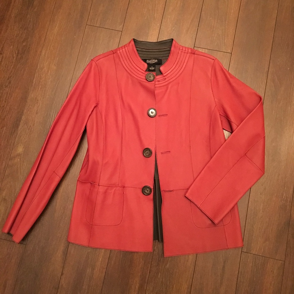 Peck & Peck Red Reversible Women's Jacket